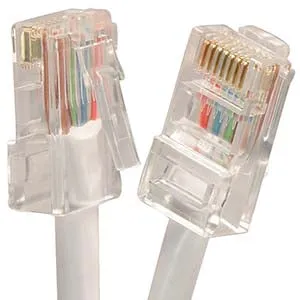 100Ft Cat6 UTP Ethernet Network Non Booted Cable White