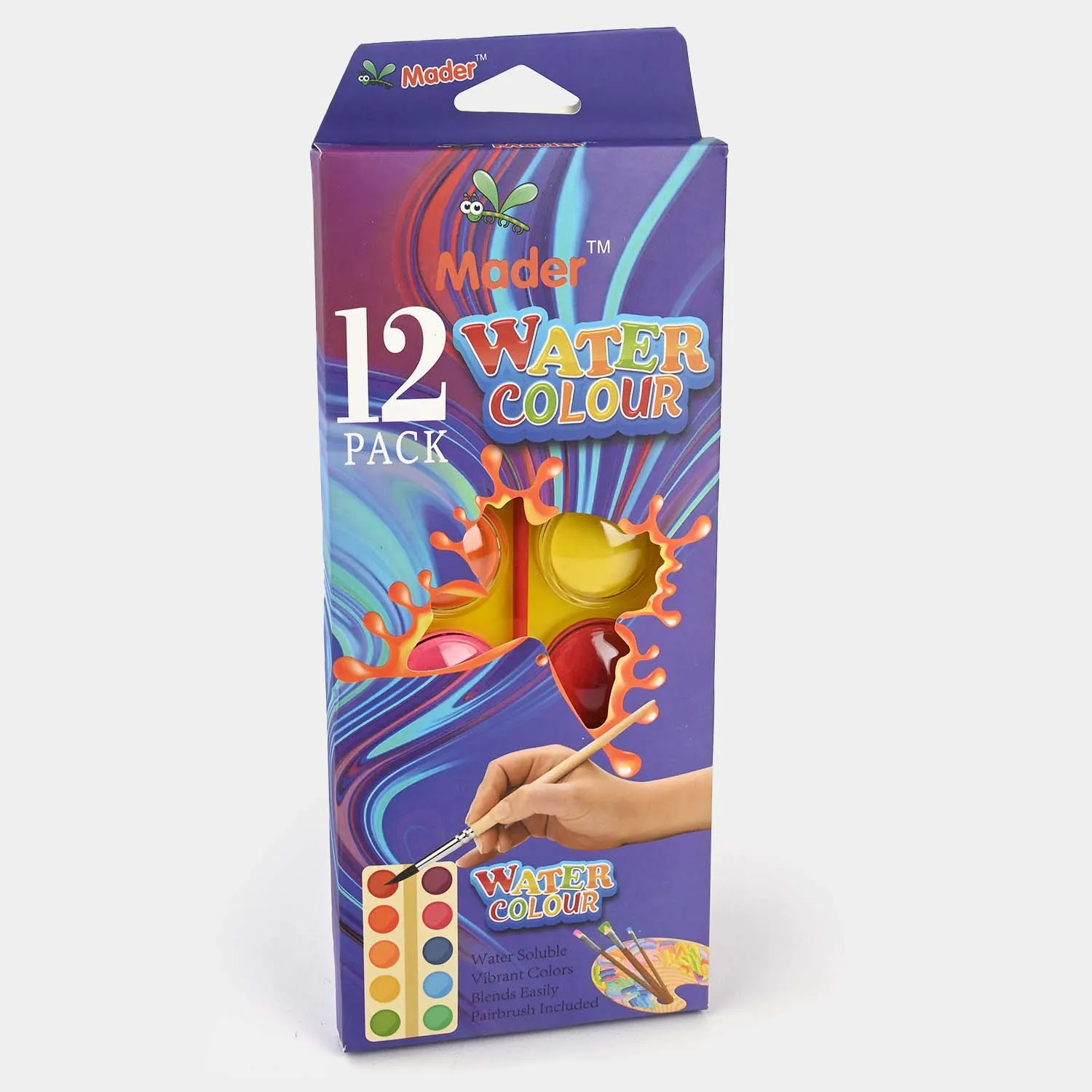 12 Shades Water Color For Kids