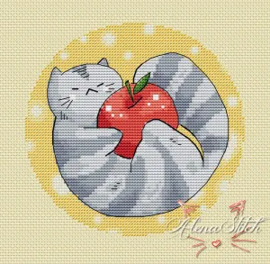 Apple bliss - PDF Cross Stitch Pattern