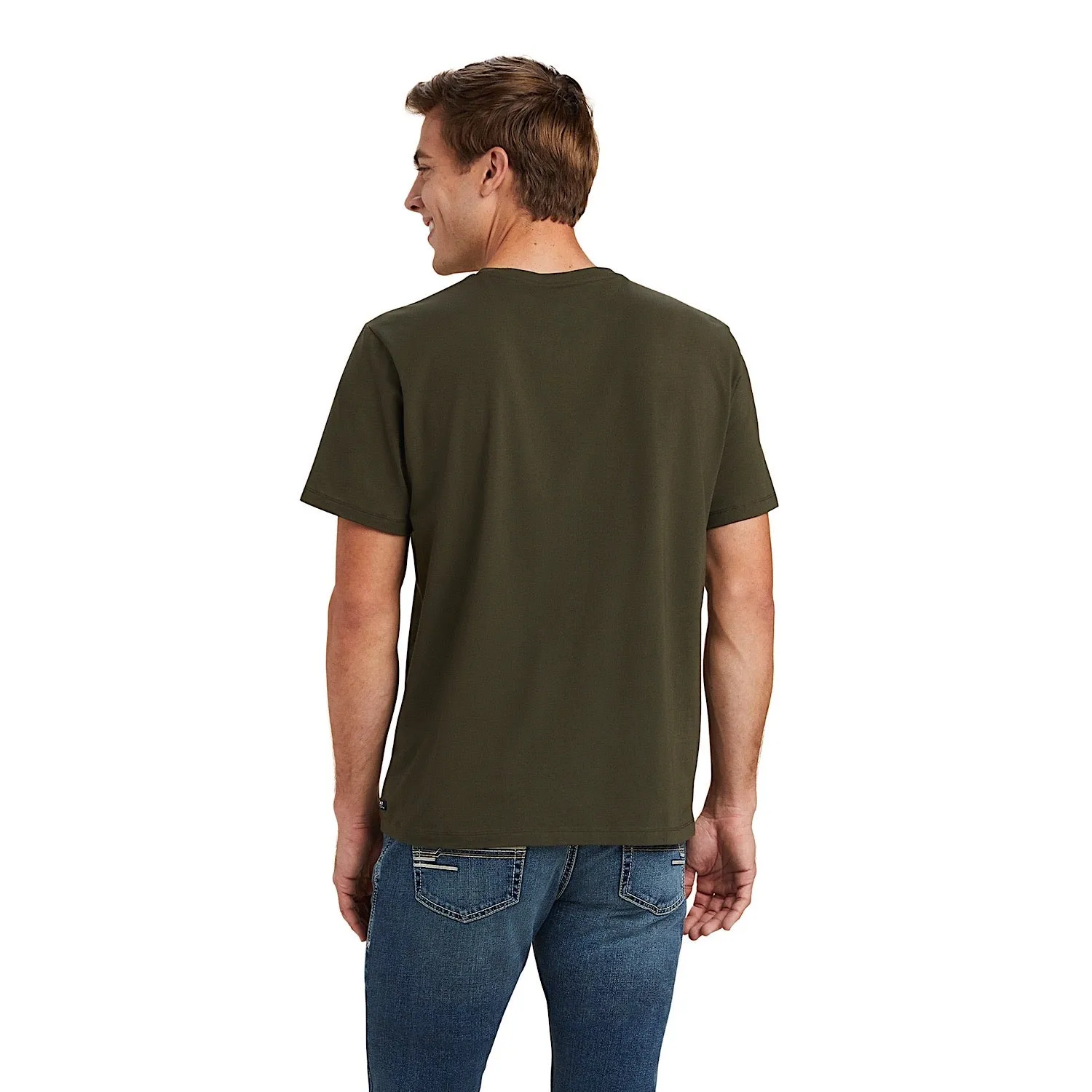 Ariat Mens Varsity T-Shirt Forest Mist