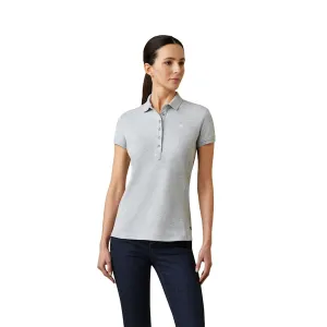 Ariat Womens Prix 2.0 Polo Heather Grey