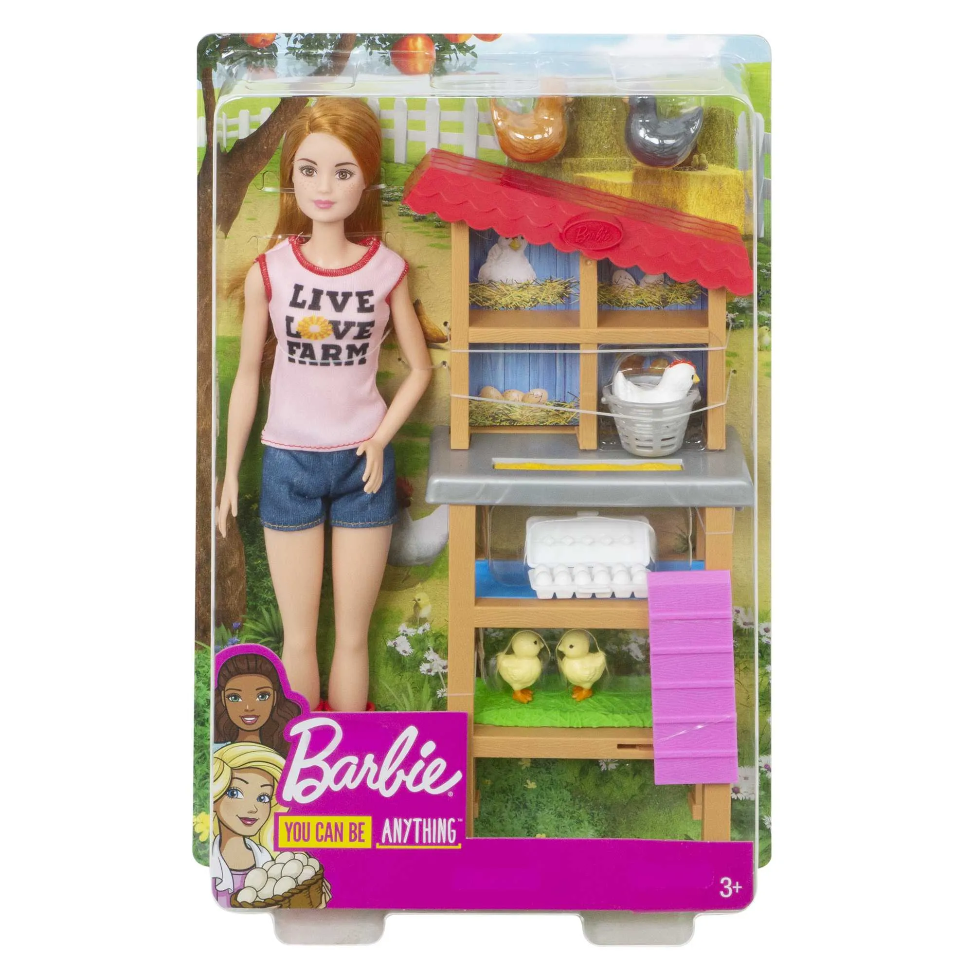 Barbie Chicken Farmer Doll & Playset