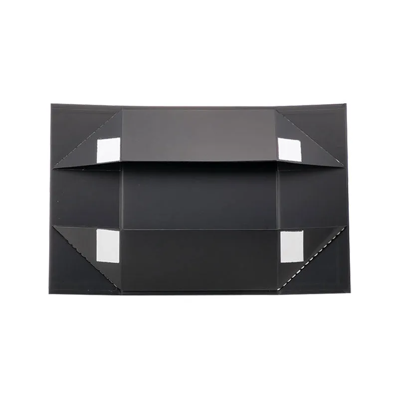 Black magnetic folding box