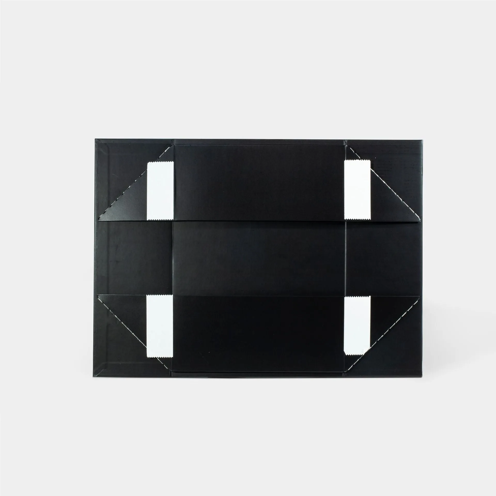 Black magnetic folding box