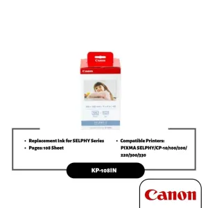 Canon KP-108IN Selphy Ink Cartridge