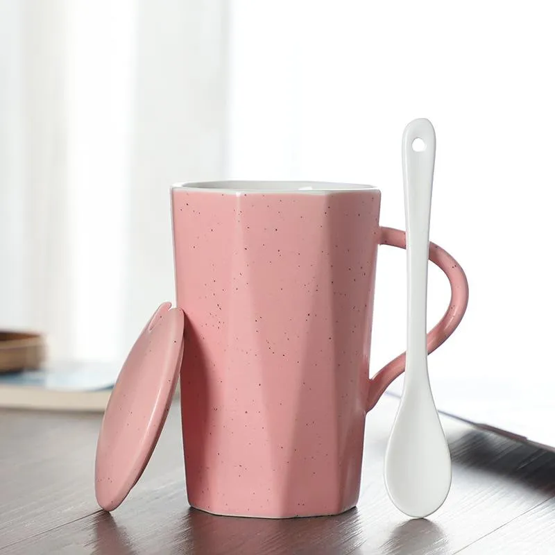 Ceramic rhomboid mug