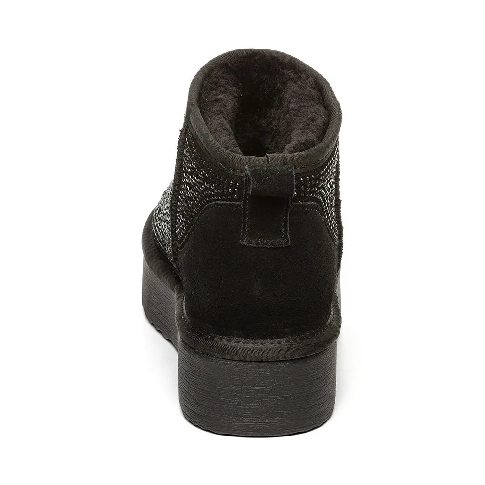 Clydes Bootie BLACK STONE