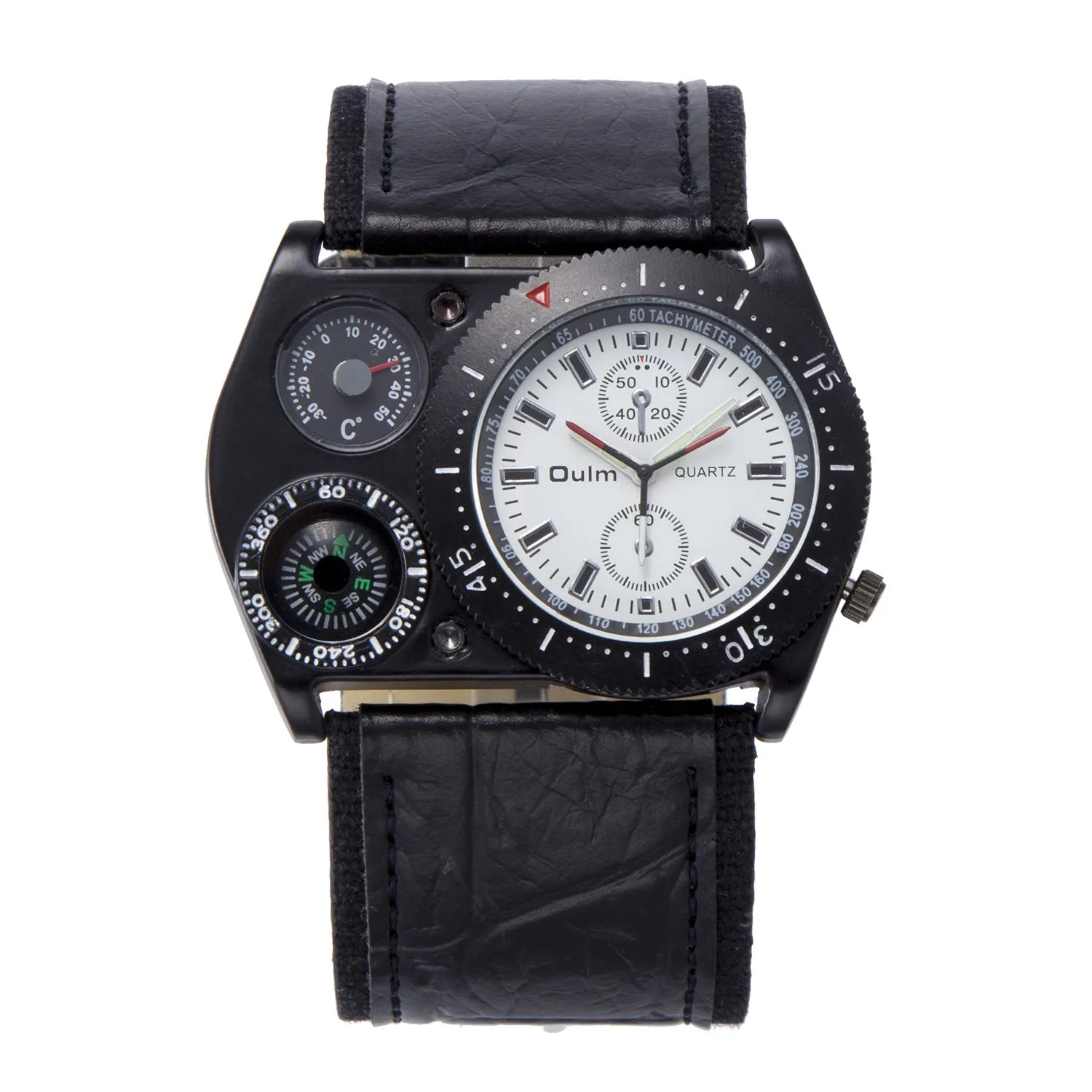 compass thermometer military watch