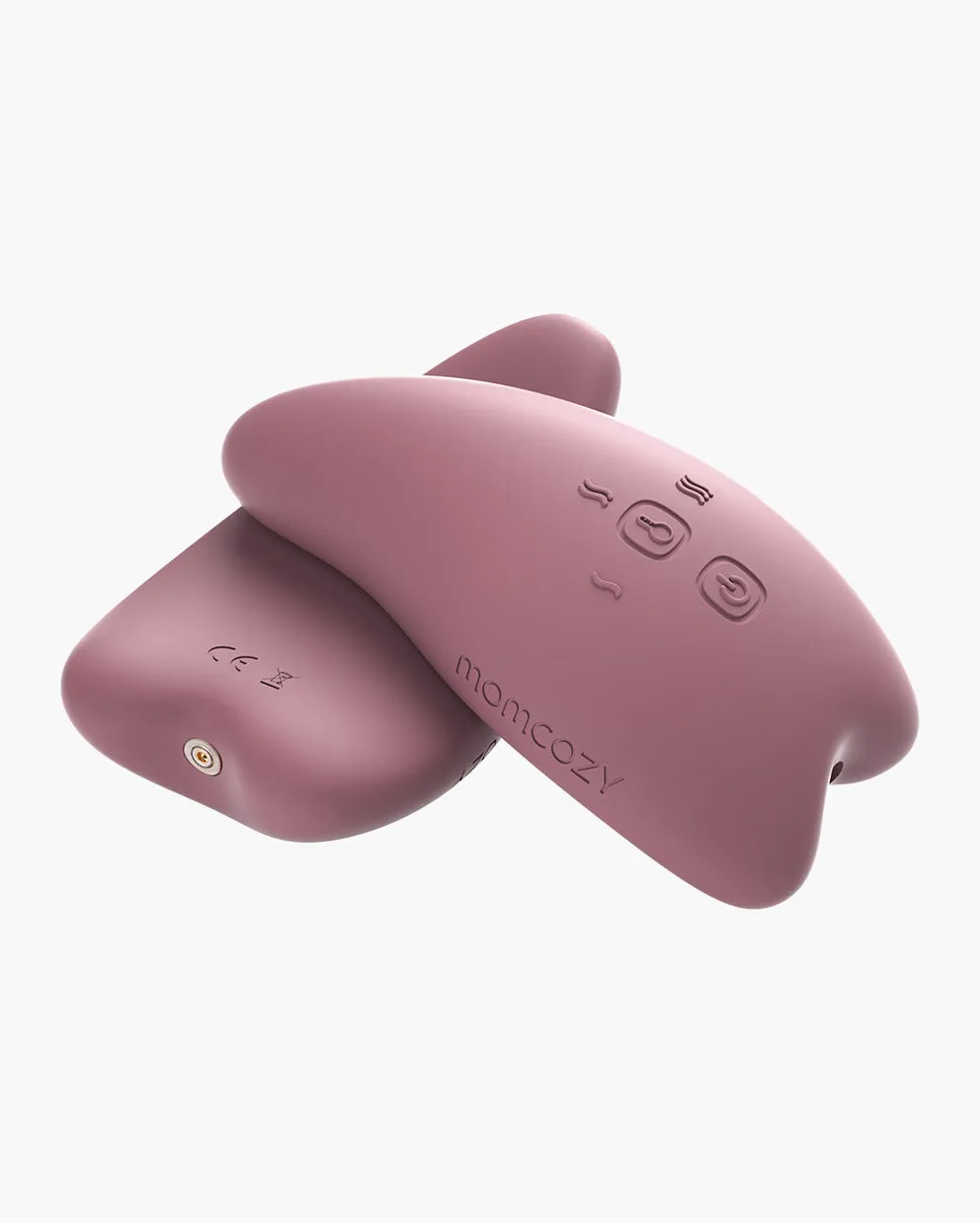 Double 2-in-1 Warming & Vibration Lactation Massager