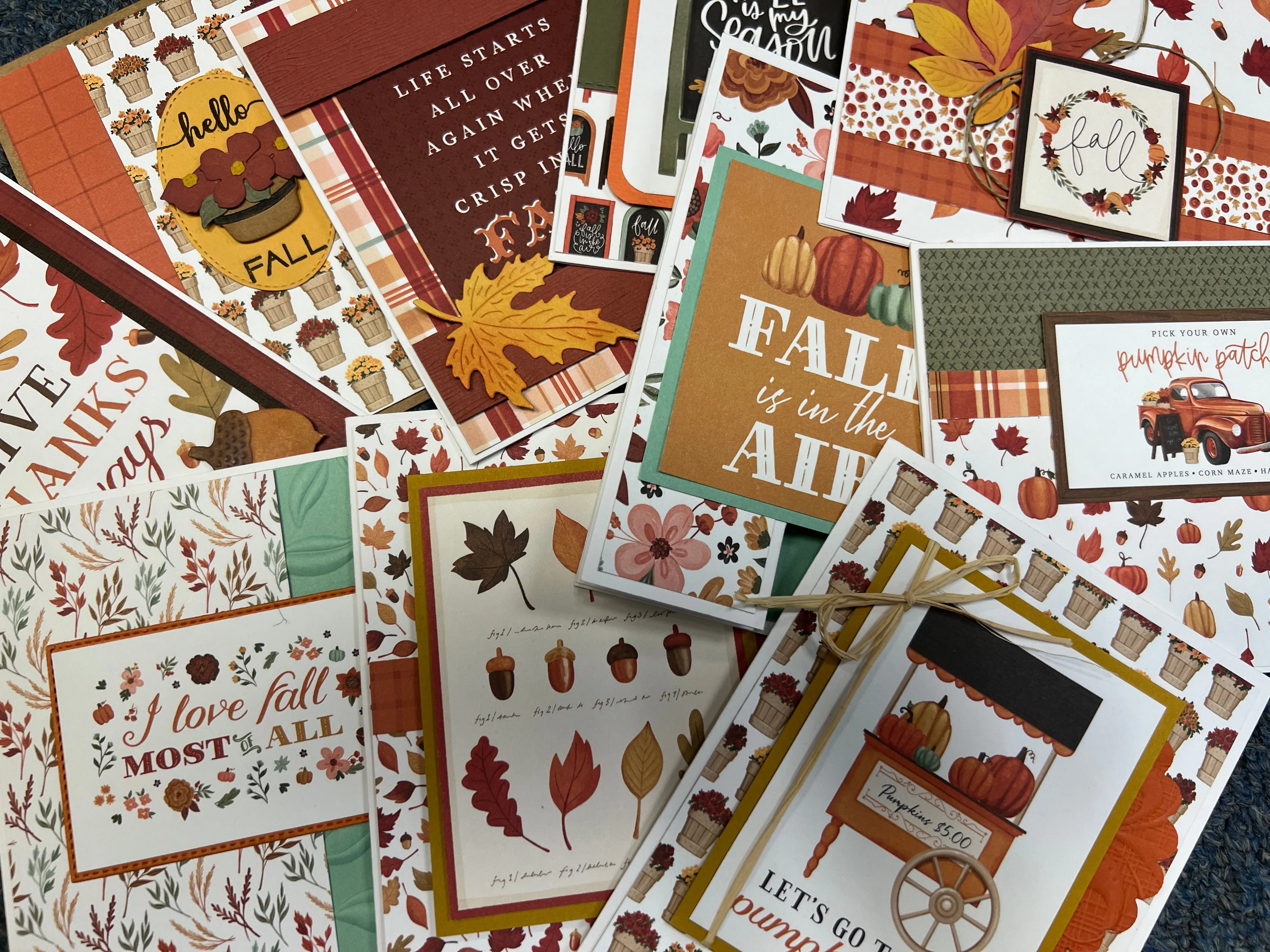 Fall is in the air class with cindy kit only