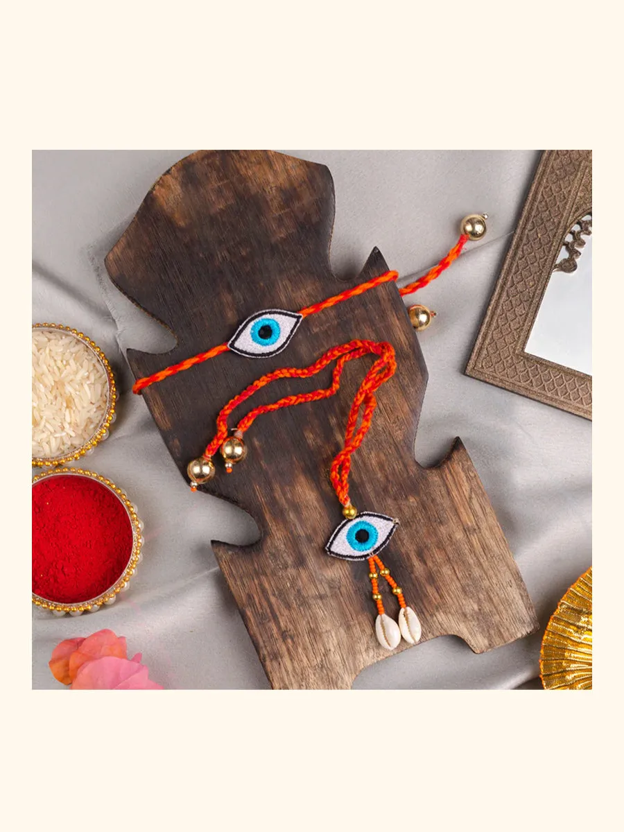 Festive Rakhi Combo set (Rakhi   Lumba)