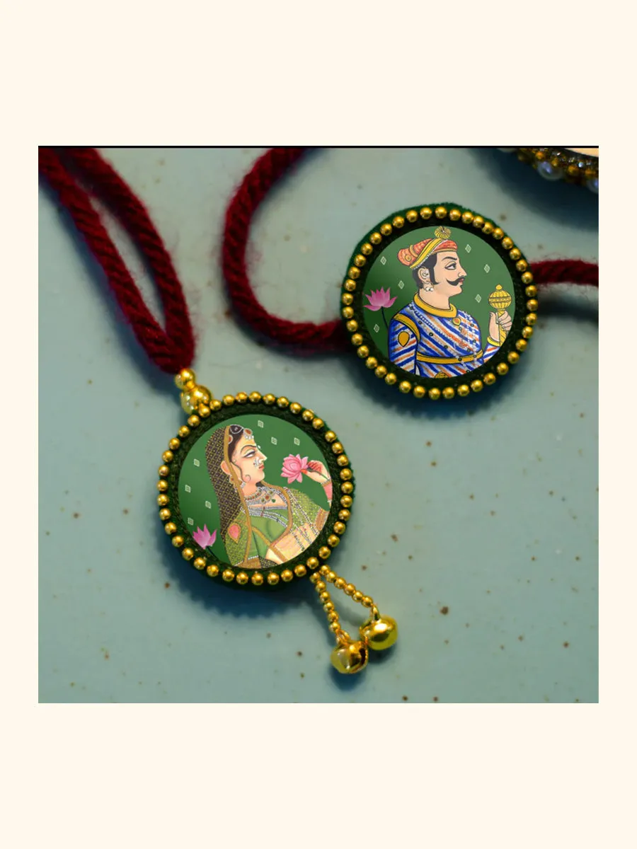 Festive Rakhi Combo set (Rakhi   Lumba)