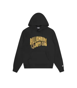 GLITTER ARCH LOGO POPOVER HOOD - BLACK/GOLD