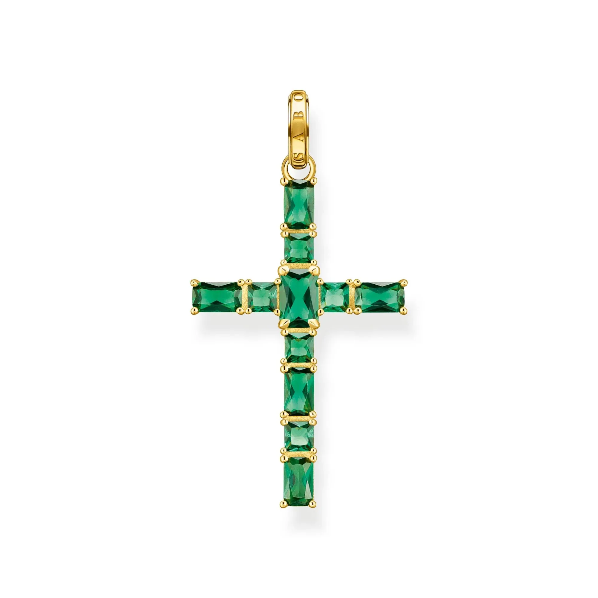 Heritage Green Cross Pendant