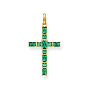 Heritage Green Cross Pendant