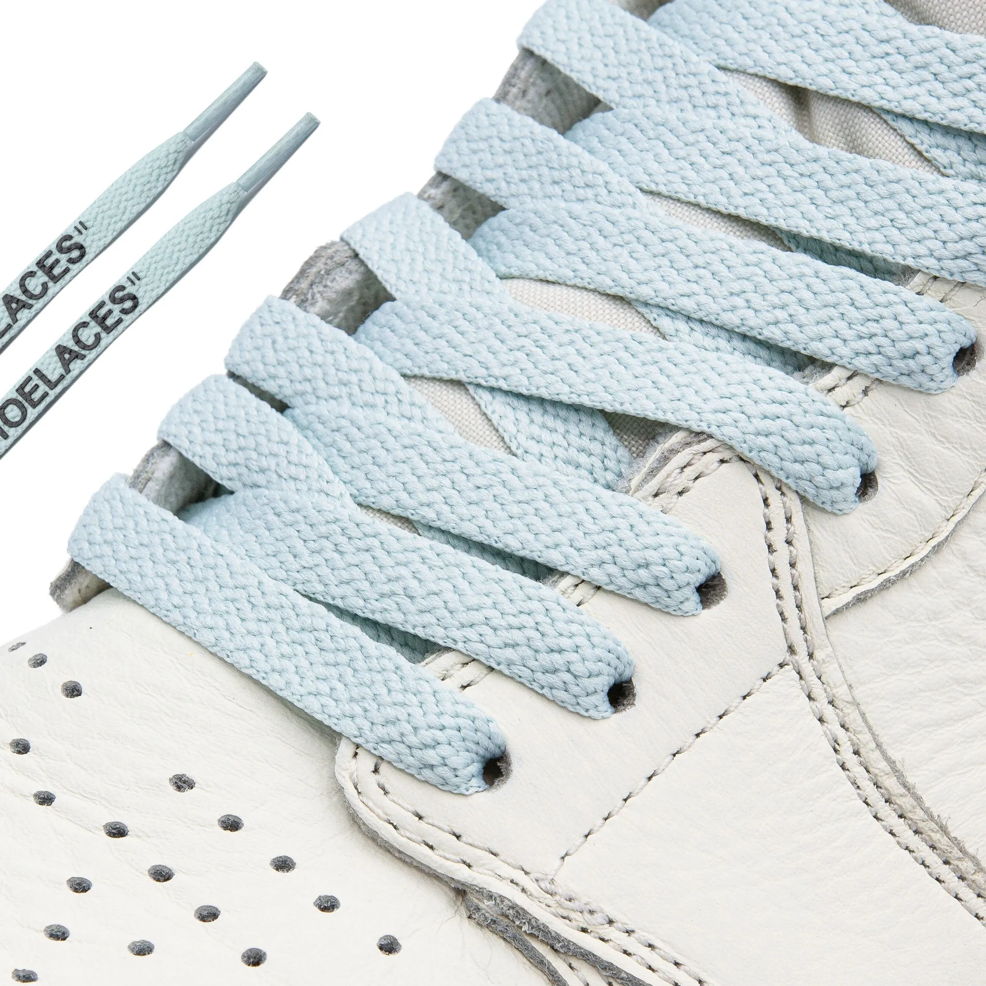 Light Blue Off-White Style "SHOELACES"