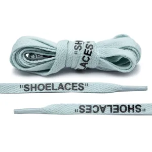 Light Blue Off-White Style "SHOELACES"