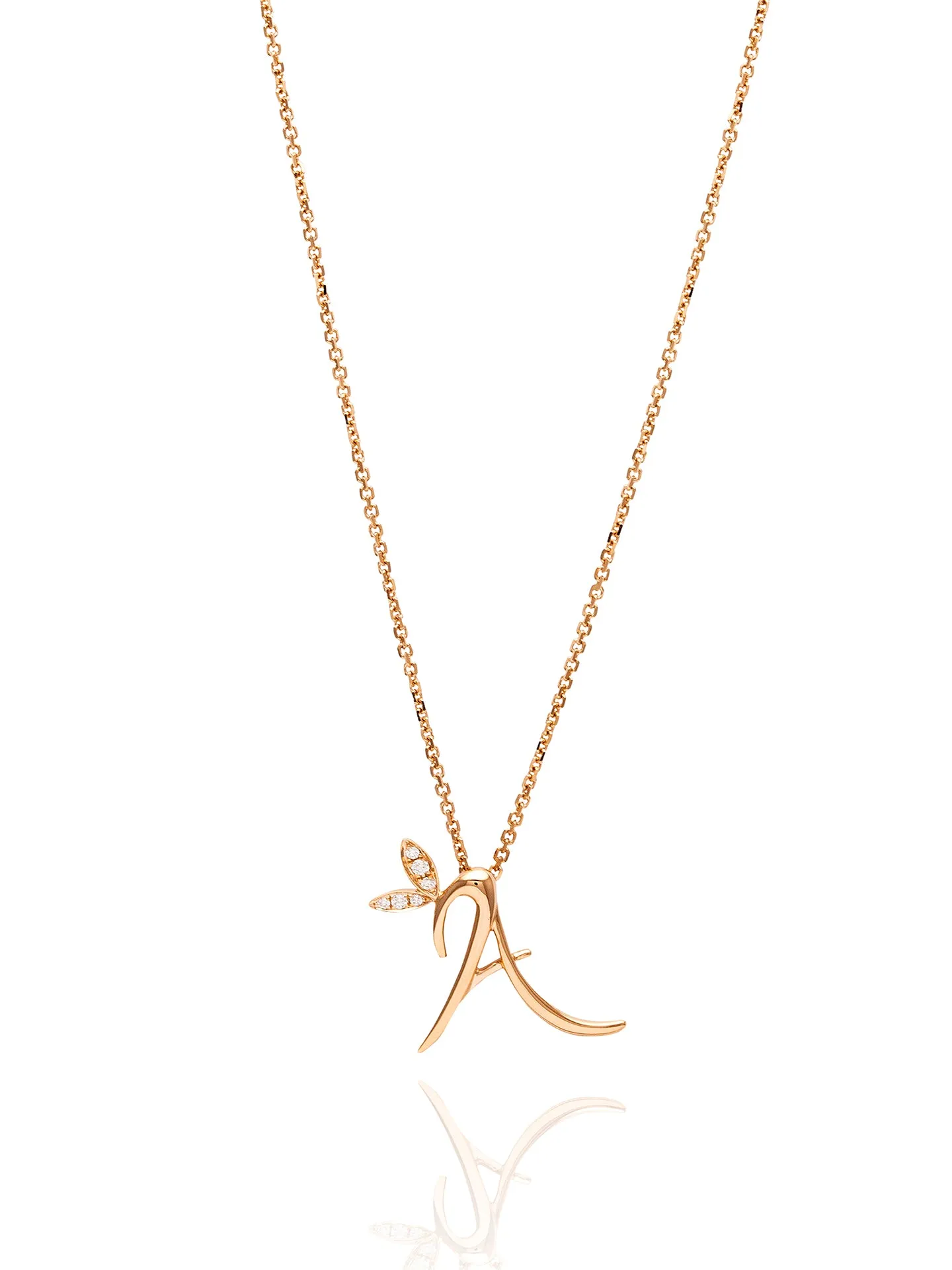 Love Letter Rose Gold Pendant