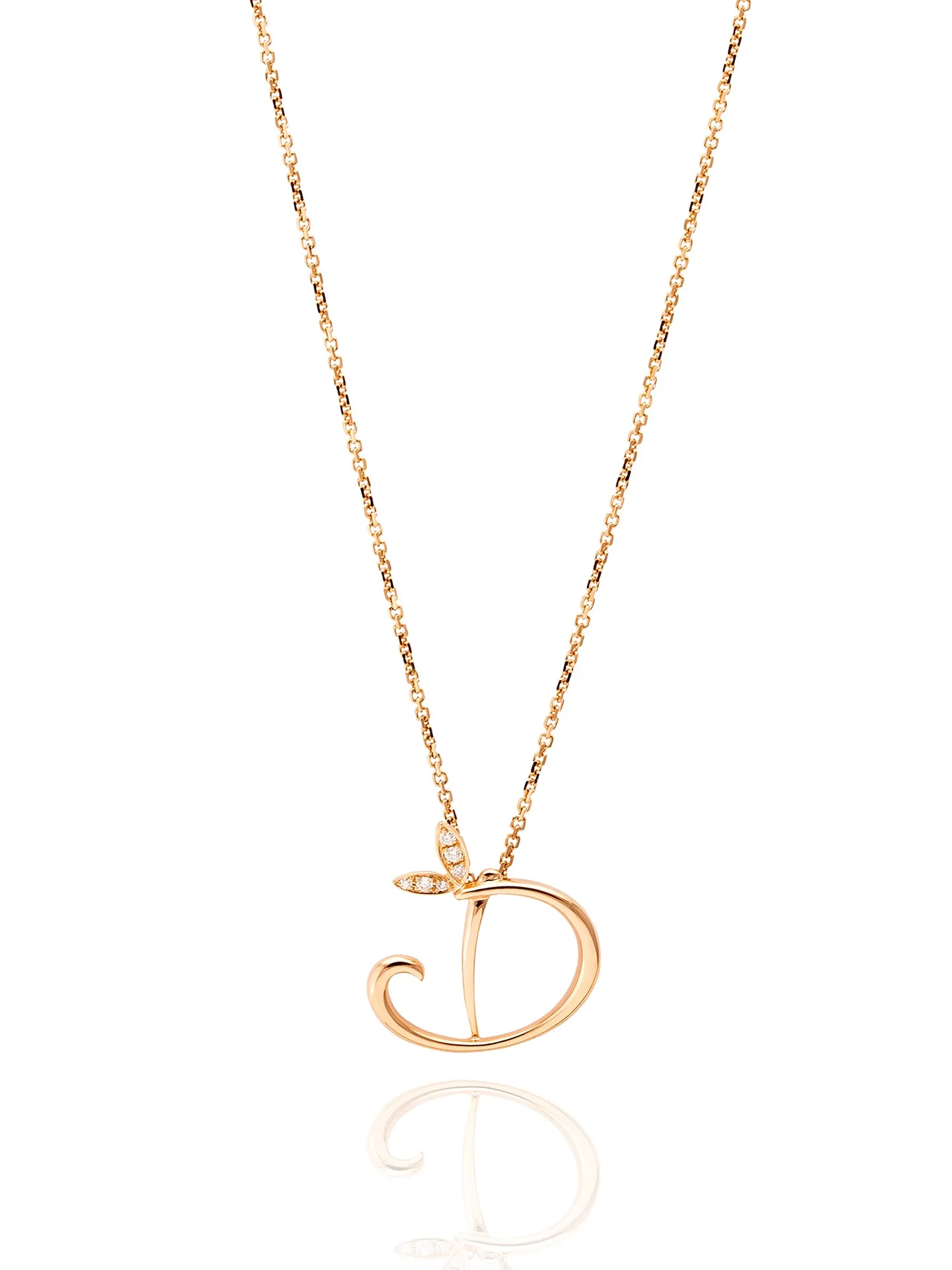 Love Letter Rose Gold Pendant