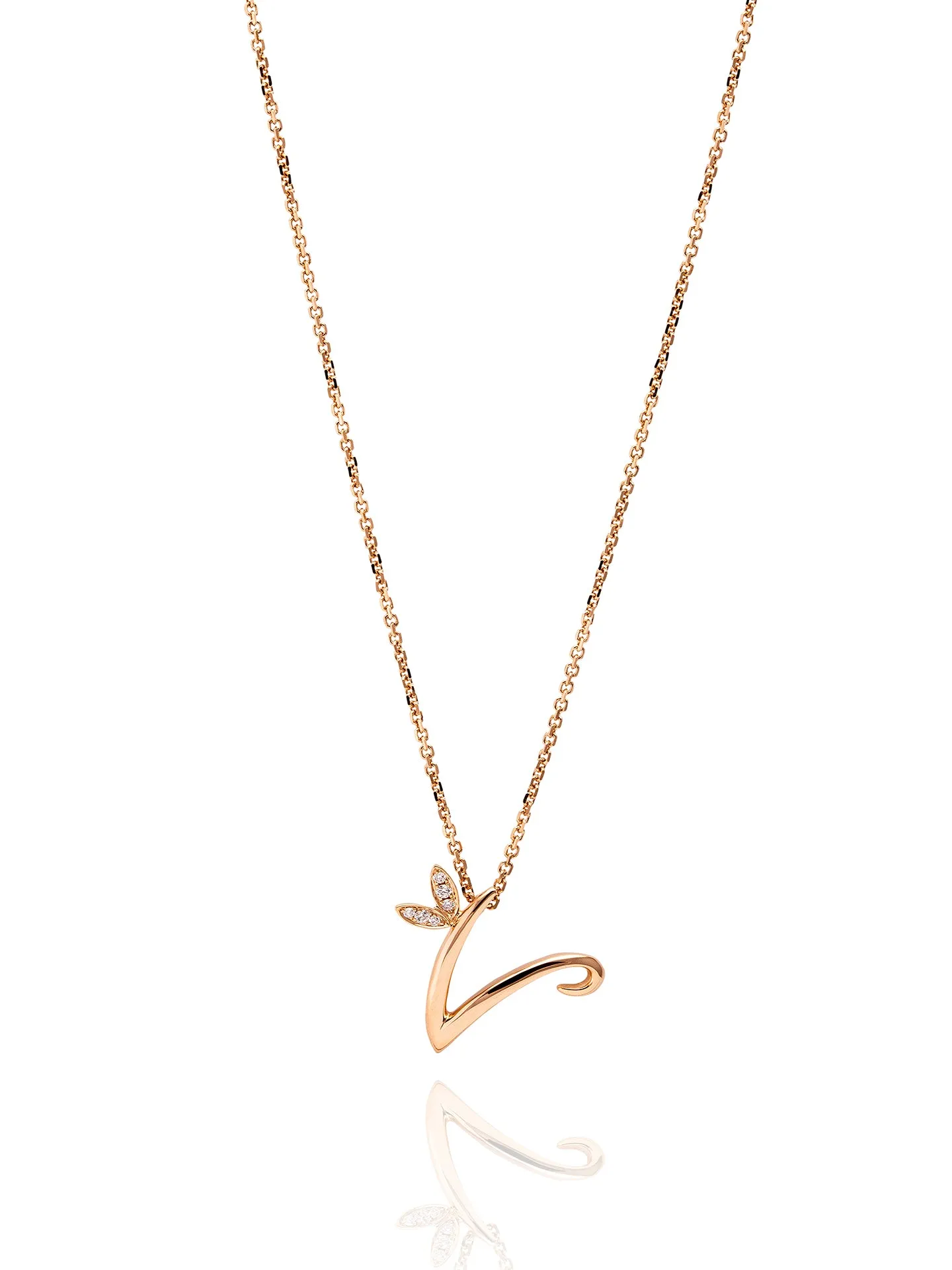 Love Letter Rose Gold Pendant