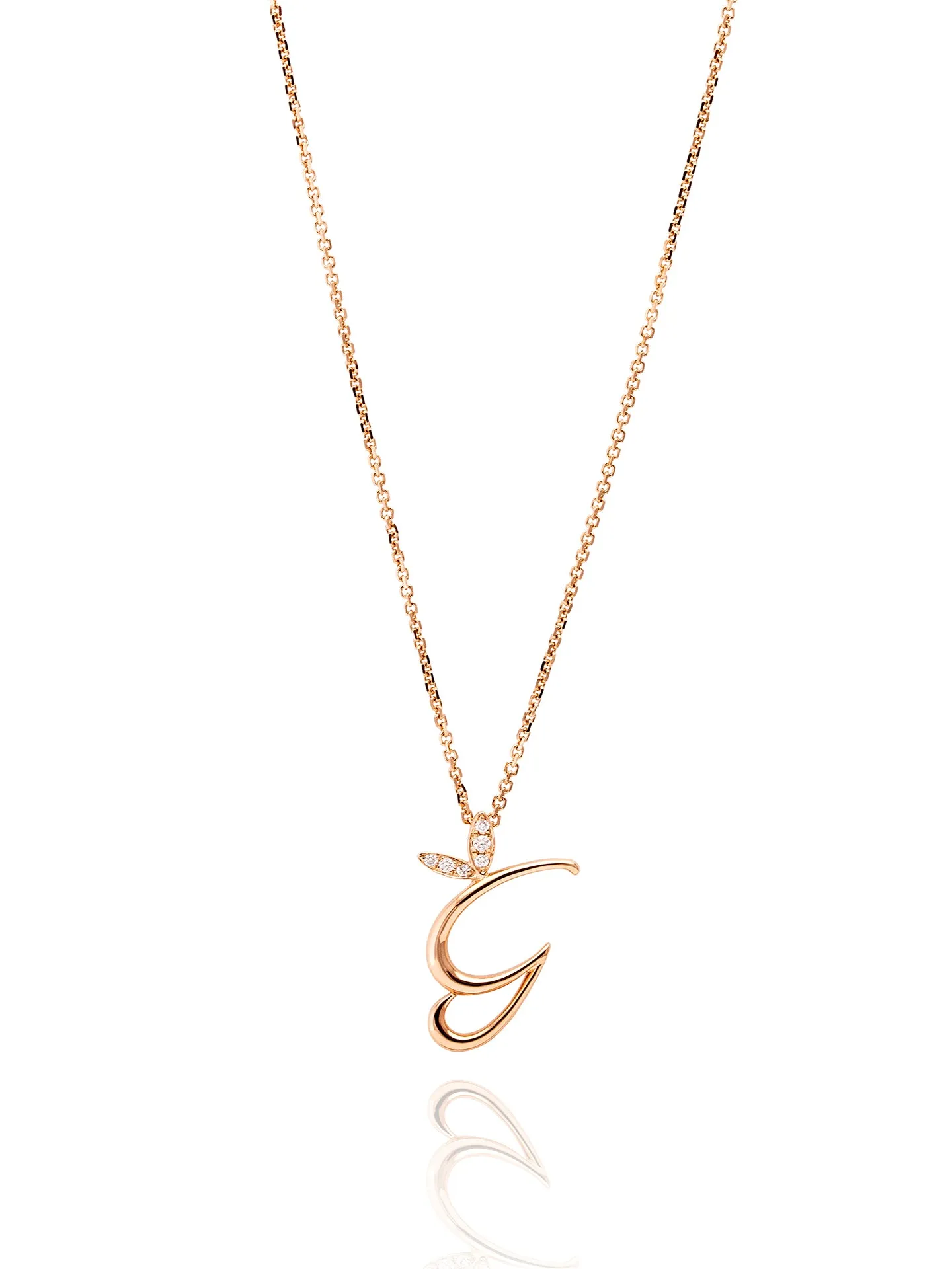 Love Letter Rose Gold Pendant