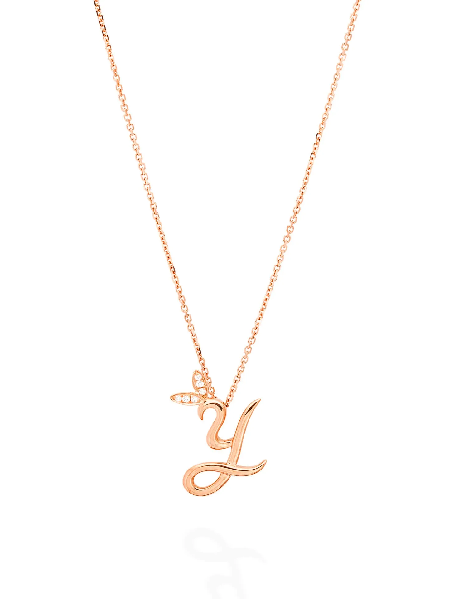 Love Letter Rose Gold Pendant