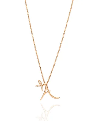 Love Letter Rose Gold Pendant