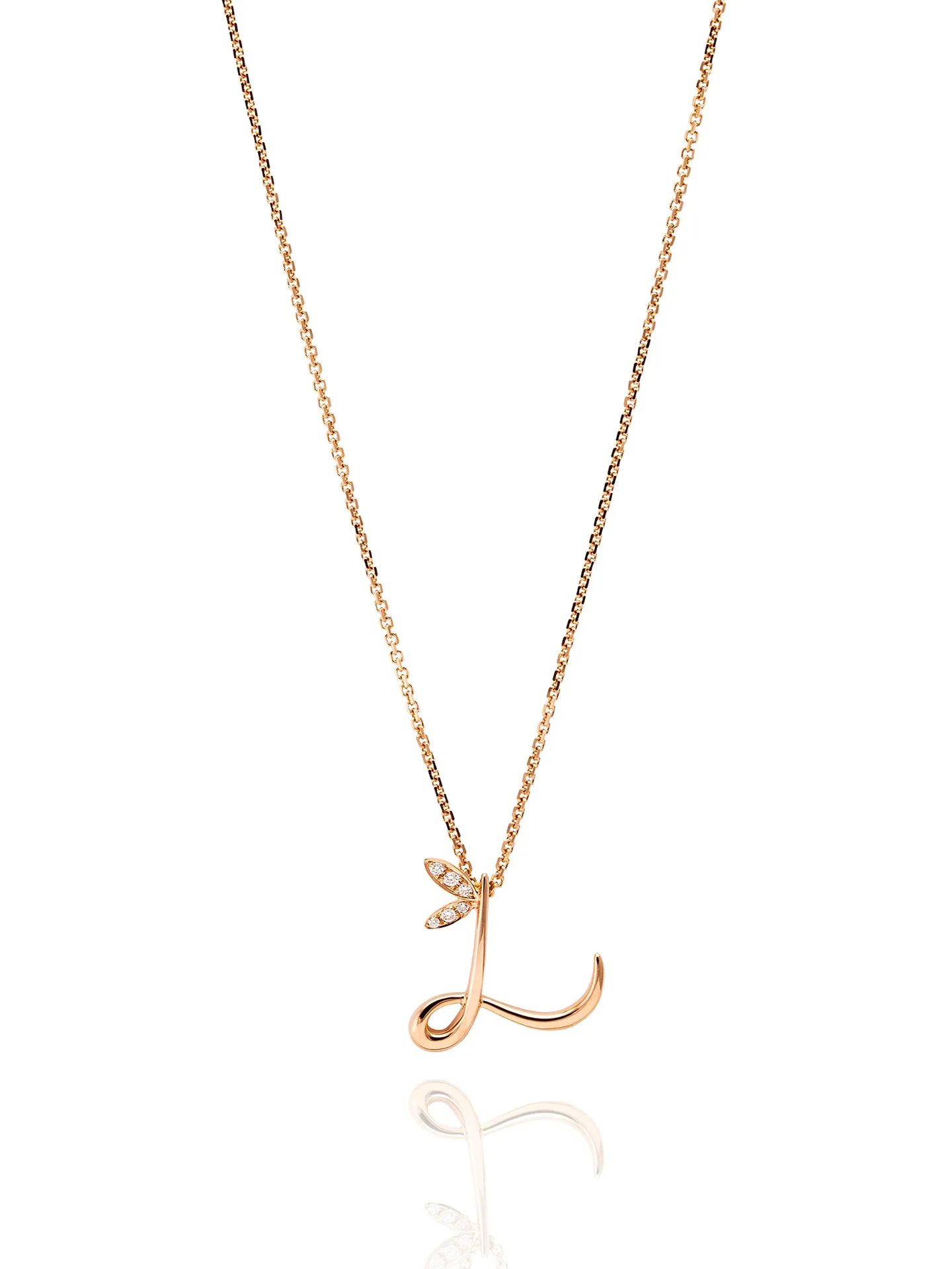 Love Letter Rose Gold Pendant