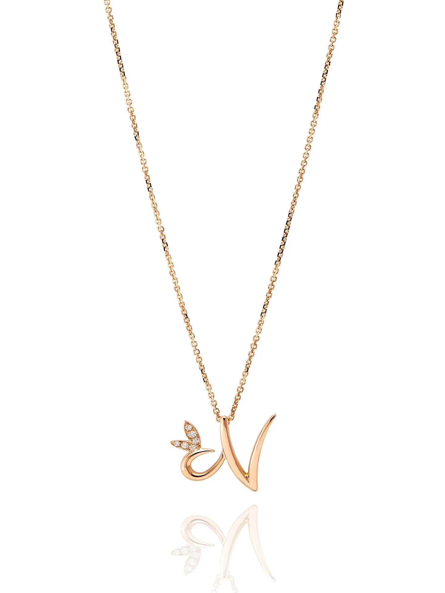 Love Letter Rose Gold Pendant