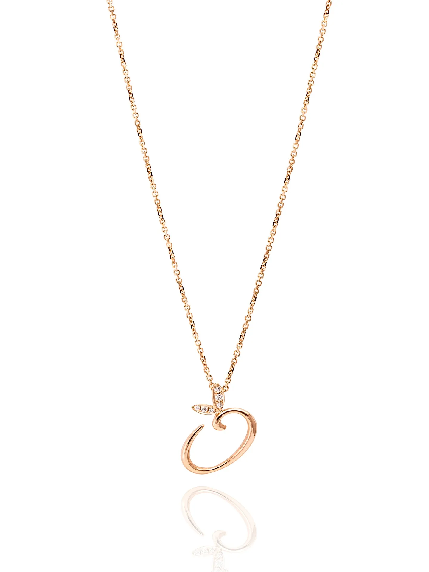 Love Letter Rose Gold Pendant