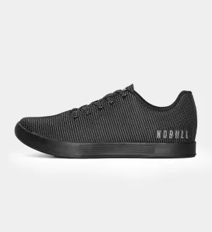 Men's Black Reflective Woven Cupsole Trainer