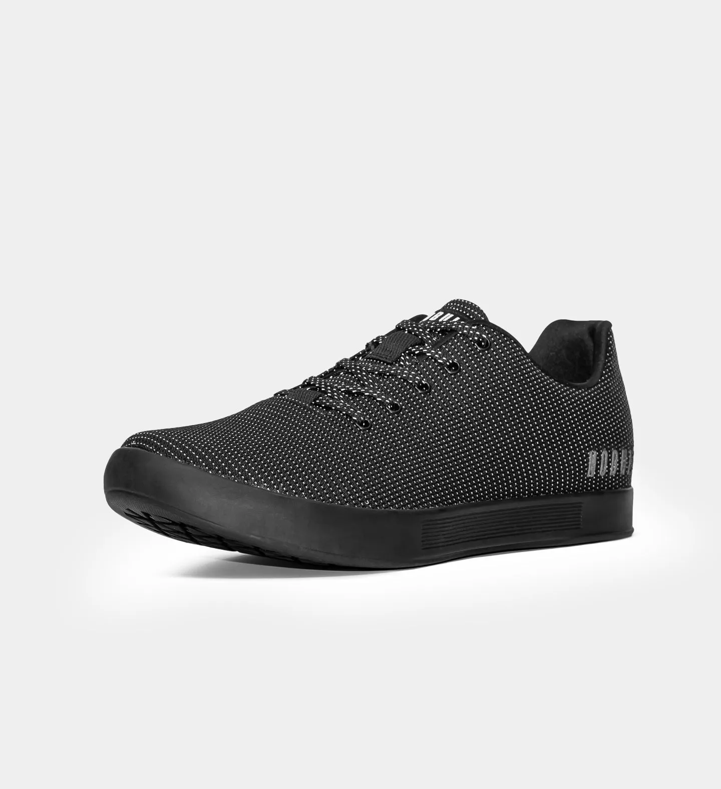 Men's Black Reflective Woven Cupsole Trainer