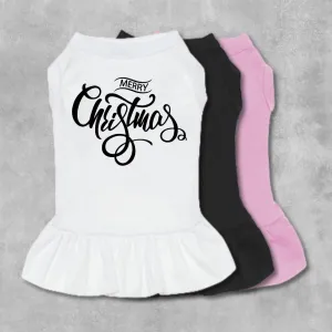 Merry Christmas Pet Dress