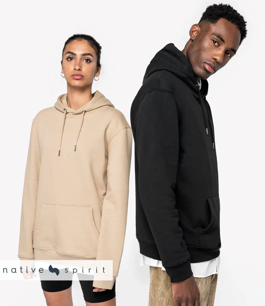 Native Spirit Unisex Heavyweight 350gsm Oversized Organic Cotton Hoody {NS401}