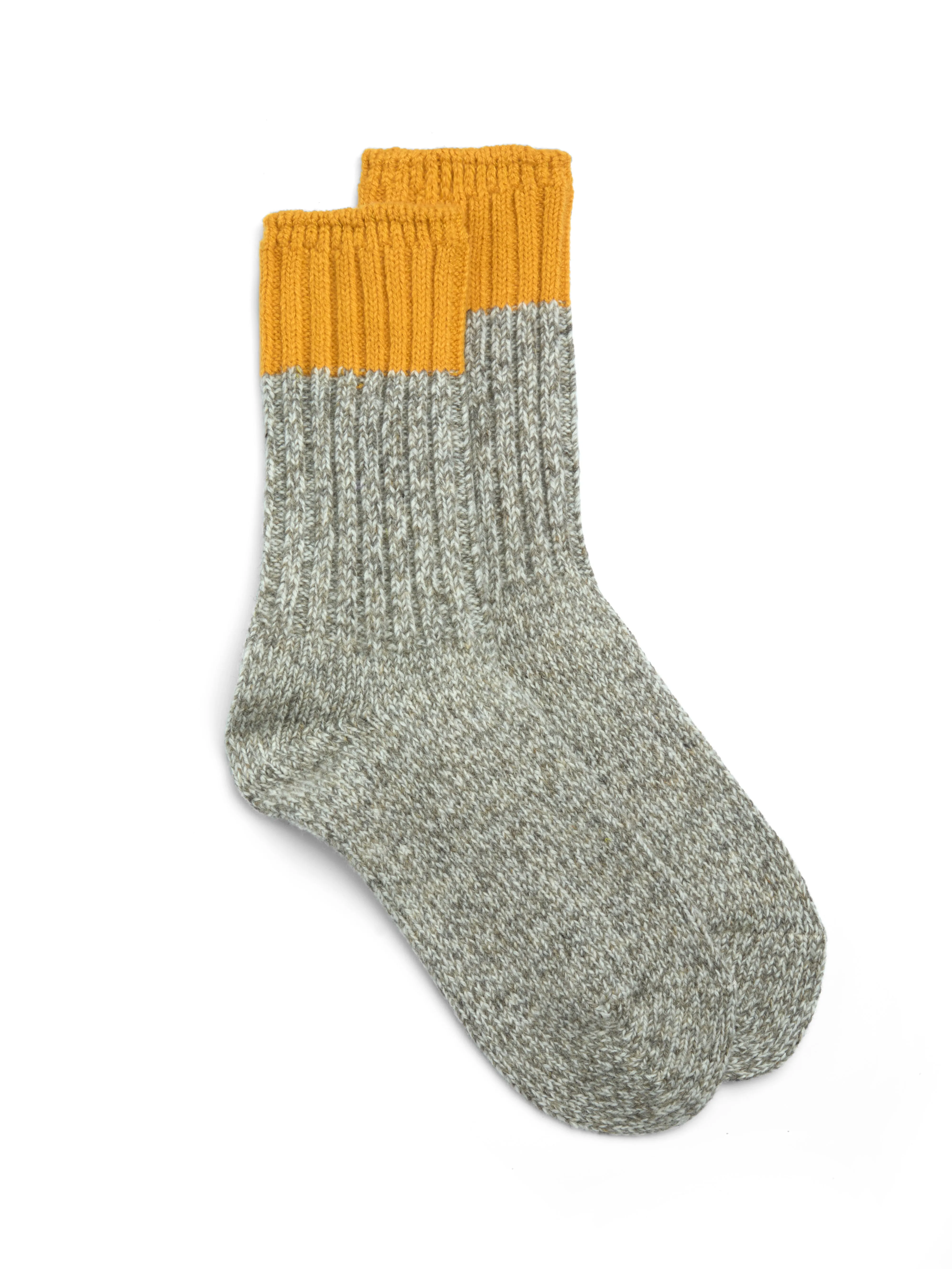 Ro To To Merino Wool Ragg Sock Yellow