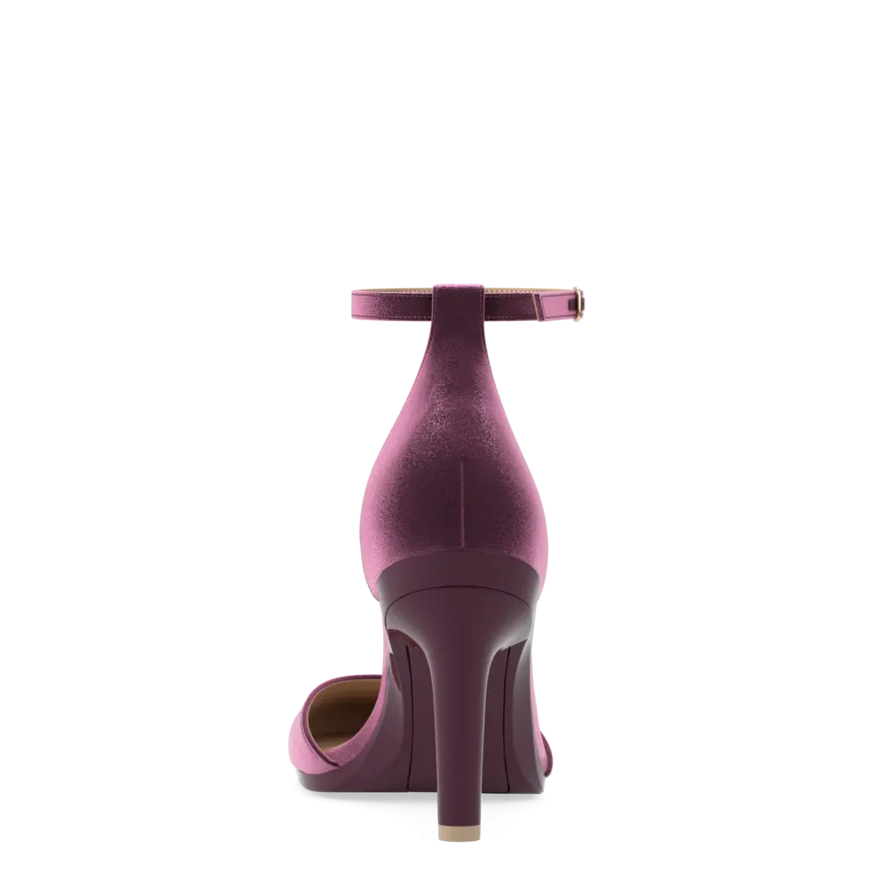 The Jocelyn - Sugar Plum Velvet 4 Stiletto