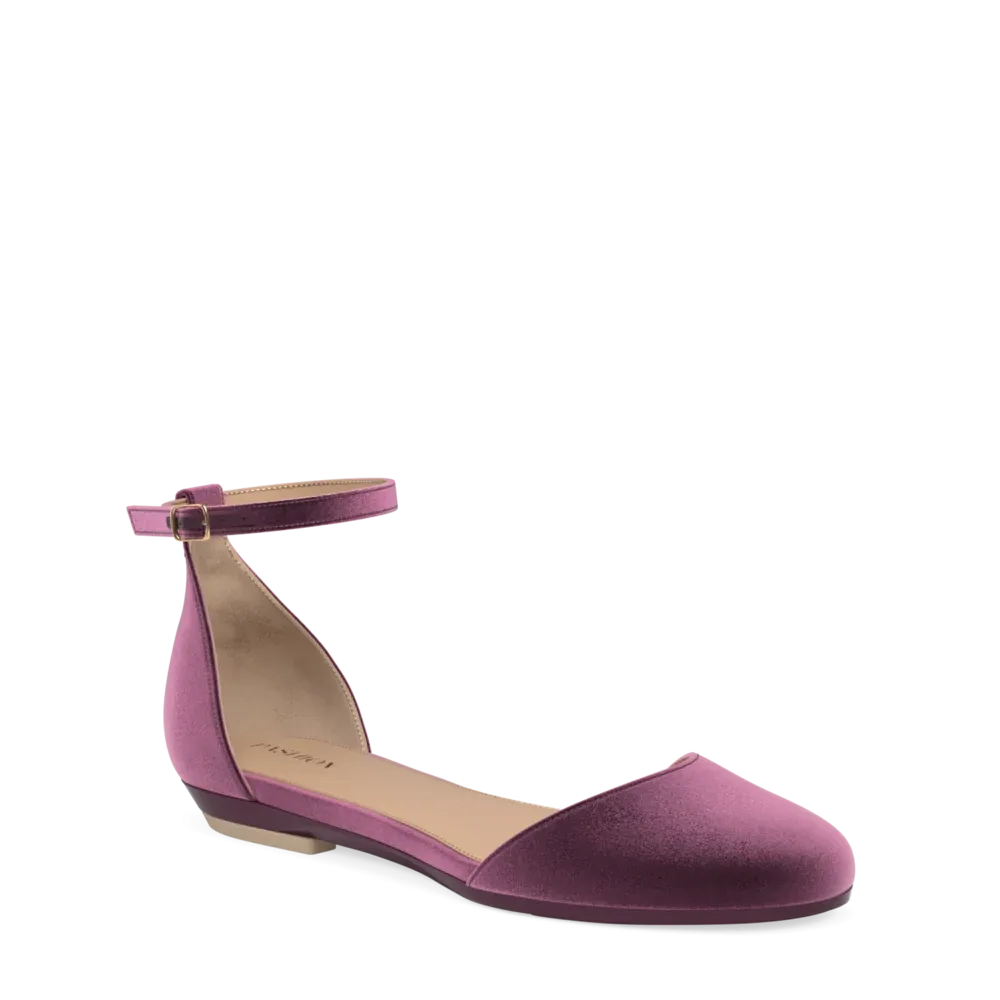 The Jocelyn - Sugar Plum Velvet 4 Stiletto